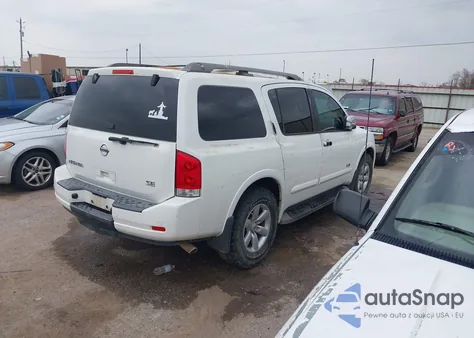 2008 Nissan Armada Se z USA, uszkodzony, nr VIN 5N1BA08D38N607050